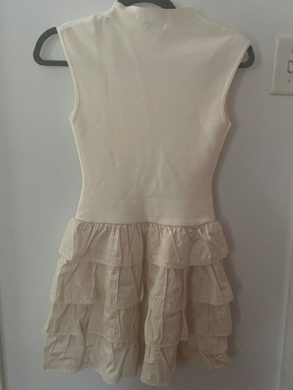 Sleeveless Layered Ruffle Mini Dress